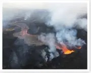 2018 Kilauea Volcano Fissure 22 Lava Fountain Silver Halide Photo