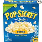 Pop Secret Microwave Popcorn, Butter Flavor, Snack Bags, 13.4 Ounce, 4 Per Case