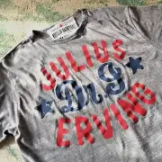 Roots of Fight Julius Erving "Dr. J" T-Shirt LARGE New w/ Tags DEADSTOCK RARE!
