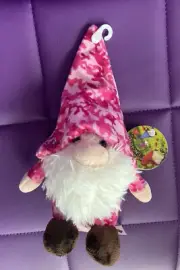 Gnome Plush Pink Camo Hat Animal Aurora World Voxi Gnomlins Whimsical Easter