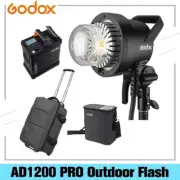 Godox AD1200Pro 1200Ws 2.4G TTL 1/8000 HSS Strobe 40W Flash Light SpeedLight Kit