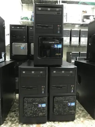 二手電腦 I3 2100 ASUS 華碩 四核主機 4G  SSD240G四核心電腦 中古電腦  線上看電影 含正版W7