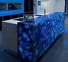 Blue Agate Stone Dining Countertop ,Coffee Table Top, Office Table Furniture