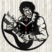 Jimi Hendrix Vinyl Record Wall Clock Decor Handmade 2635