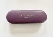 Ted Baker Glasses Case – Purple (Ex-Display) – 15.5x4.5x3 cm Has Dents