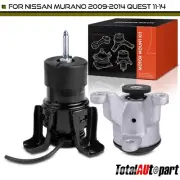 New 2Pcs Engine Motor Mount for Nissan Murano 2009-2014 Quest 2011-2014 3.5L FWD (for: Nissan)