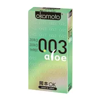 在飛比找PChome24h購物優惠-岡本衛生套 003 ALOE 6片裝