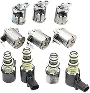 10PCS Automatic Transmission M11 QR640AHA Valve Body Solenoid Valve Kit Compatible for Korando 6 Speed