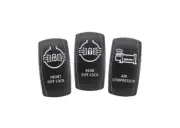 Narva Switch Faces - Front Diff/Rear Diff/Compressor (3Pk) 63266BL