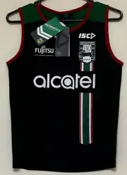SOUTHS SYDNEY RABBITHOS KIDS NRL TRAINING SINGLETS SIZES 6 -14
