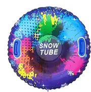Heavy Duty Snow Tube | Sledding Tube Inflatable Sled Inflatable Snowboard Snow Tube | Snow Tubes Sleds, PVC Snow Sled Snow Toys with Handles Kids and Adults