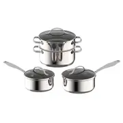 MasterPro McKinnon Stainless Steel Cookset 4pcs Set