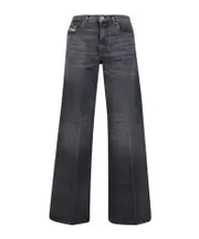 Diesel 1978 D-Akemi Wide Leg Jeans 26,27,28,29,27/30 Black