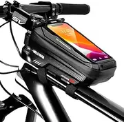 WILD MAN Rainproof Touch Screen Front Frame Bike Bag Top Tube for Mountain Road Bike MTB Cycling