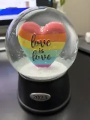 Target 2023 Pride Love is Love Heart Snowglobe Water Globe Joy To the World