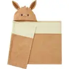 MonPoke Eevee hooded bath towel for kids Soft 100% cotton towel fabric Pokemon
