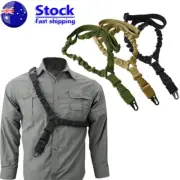 Tactical One 1 Single Point Bungee Rifle Sling Strap W/ Quick Release Buckle AU