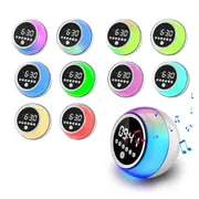 Multi-Function Alarm Clock Bluetooth Speaker LED Night Lights Kids Bedroom