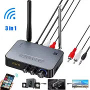 Bluetooth Transmitter Receiver Stereo Audio Adapter For TV Home Car Long Range