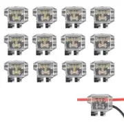 Low Voltage Wire Connector, Quick Wire Splice Connector, 3 Way T Tap Solderle...