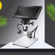 DM9 12MP 1200X HD Digital Microscope with 7 Inch Screen Metal Stand w/ Remote