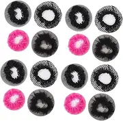 Healvian 20pcs High Elastic Hair Nets for Ballet Dance Performance Bun Cover Hair Snood Lace Snood Dance Accessories