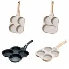 Rustless Fried Egg Pan Four-Cup Divided Egg Skillet Swedish Pancake