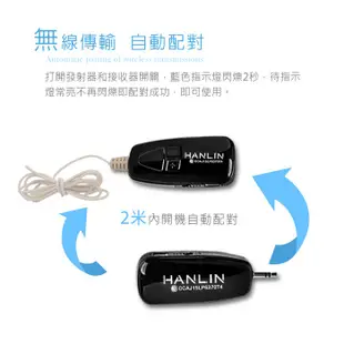 HANLIN-2.4GMIC 產編2C 2.4MIC+(plus款) 輕巧新2.4G頭戴麥克風 (隨插即用) 教學