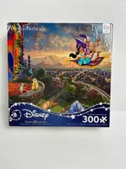 Disney Aladdin Jasmine Thomas Kinkade Jigsaw Puzzle 300 Pc Gently Used+ Complete