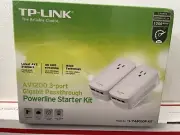 TP-LINK AV1200 3-port Gigabit Passthrough Powerline Starter Kit TL-PA8030P Kit