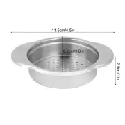 1Pc Stainless Steel Canned Food Drainer Strainer Tuna Can Oil Press JY