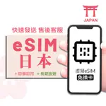 【日本ESIM旅遊網卡】9-30天 日本 三大電信 吃到飽 流量型 手機上網 ESIM 網路卡 ESIM 虛擬卡 上網卡