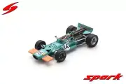 1:43 SPARK Brm F1 P138 #16 Canada Gp 1969 Bill Brack S5707 Model