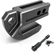 BUYYAH Tow Hitch Slider with Lock Pin & Trailer Hook Protection, 45000 lbs Capacity, Includes 3M Tow Strap, Tow Bag, 2 Tow Rings, Fits 2" Hitch Receiver, CNC Machined for Pickups, SUVs,Towing,Recovery