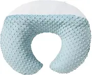DONOMILO Nursing Pillow and Positioner Breastfeeding and Bottle Feeding, Propping Baby, Tummy Time, Sitting Support for Baby Boy Baby Girl, with Removable Dots Cover (Cloud Blue)