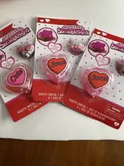 3 New Sparkly Slimie Designs Valentines Slime With A Bag Of Accessories