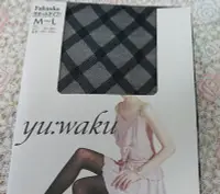 在飛比找Yahoo!奇摩拍賣優惠-*_*)蕾卡小舖~福助日本Fukuske 絲襪 黑色 大格線