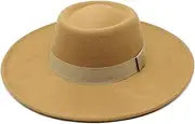 [HEYDHSDC] Women's Cap Hats for Men Fedoras Bowler Black Fashion Autumn Winter Felt Panama Chapel Beach Wedding Hats