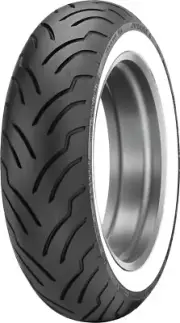 American Elite Rear Tire 180/65B16 81H Wide Whitewall Dunlop 45131150