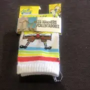 SpongeBob Squarepants leg warmers size talla one size fits most