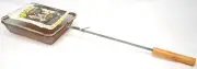 Vintage Davies Old Fashioned Campfire Popcorn Maker/Burger Griller 27" Long NOS