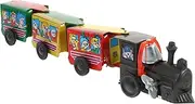 Unique Boys and Girls' Interactive Toy Vintage Wind-up Train Lightweight for Indoor Outdoor Play