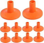 Kisangel 10pcs Plastic Cymbal Sleeves for Drums Durable Replacement Cymbal Accessories Lightweight and Easy to Install for Percussion Instruments and Drum Kits