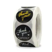 Gradient Bronzing Laser Silver Labels Thank You Sticker Sealing Paper Stationery Office Supply Decoration Scrapbooking 500PCS