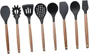 Silicone BBQ Brush Non Basting Oil Brush for Kitchen Baking Utensil BBQ Brushes for Grill Cleaner Wood Handle