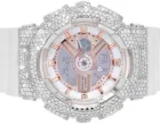 Casio Baby G 43MM BA-110 Diamond Watch 6 1/2 CT