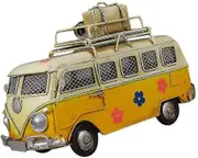 Creative Iron Piggy Bank Vintage Bus Shape Coin Box