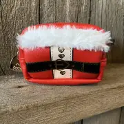 NEW NWT Betsey Johnson Santa Pill Box Case Medicine Dispenser