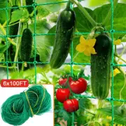 Heavy-Duty Garden Grow Netting Plants Trellis Net for Cucumber Tomatoes Beans