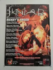Skin Lab + Henry's Anger - 2000 Australian Tour - Promotional Poster